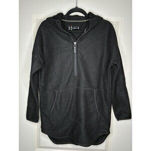 Smartwool Hudson Trail Half Zip Fleece Jacket Poncho Black Women's Small